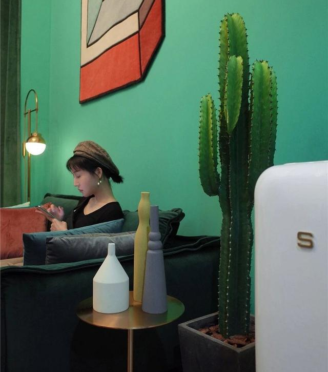 花17萬給38平公寓整容 翡翠綠的民國復古風家居