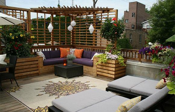 漂亮的樓頂花園設(shè)計(jì) 簡直就是你家的私家花園!